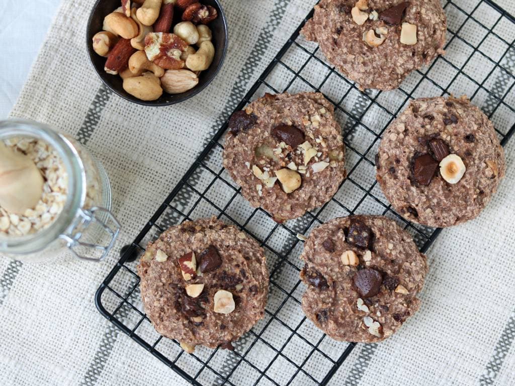 Havermout banaan koekjes