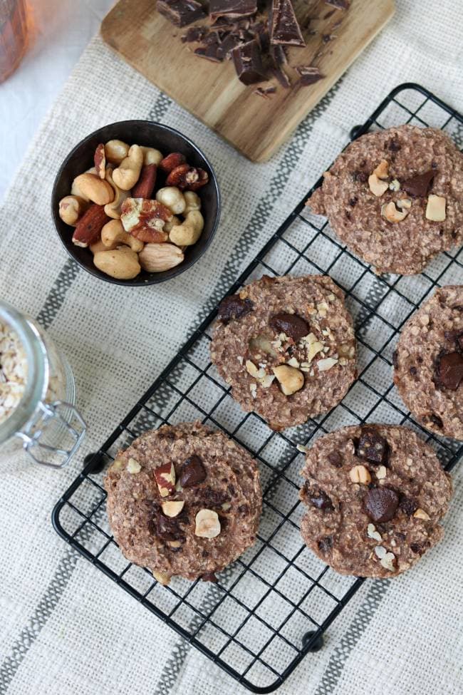 Havermout banaan koekjes
