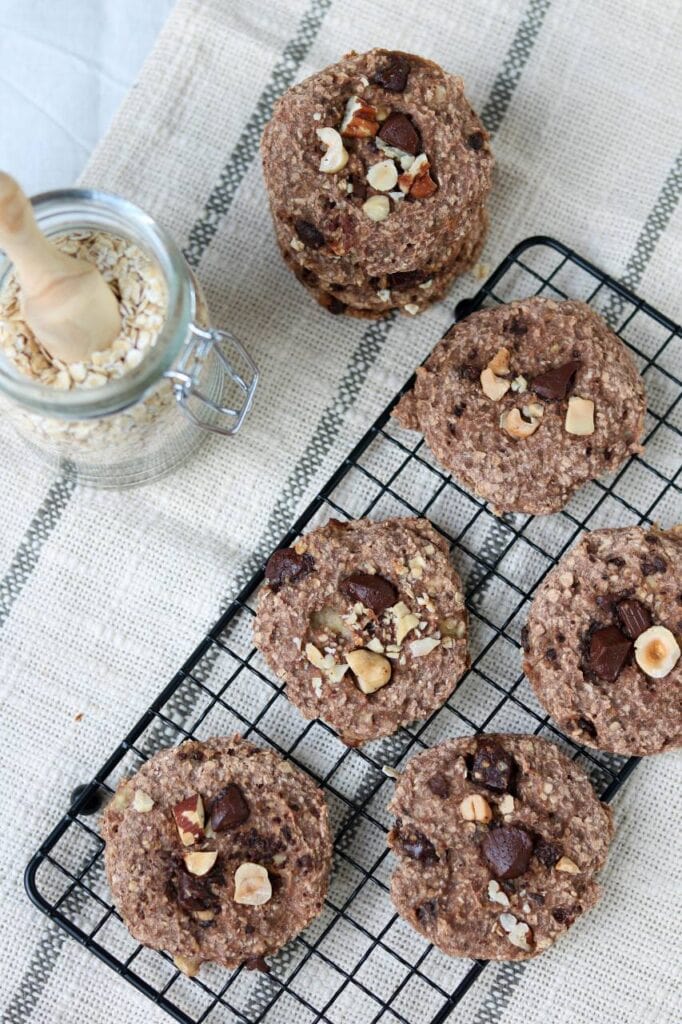 Banaan havermout koekjes