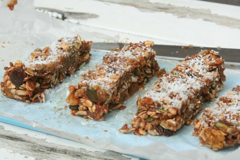 Gezonde rijstwafel mueslirepen