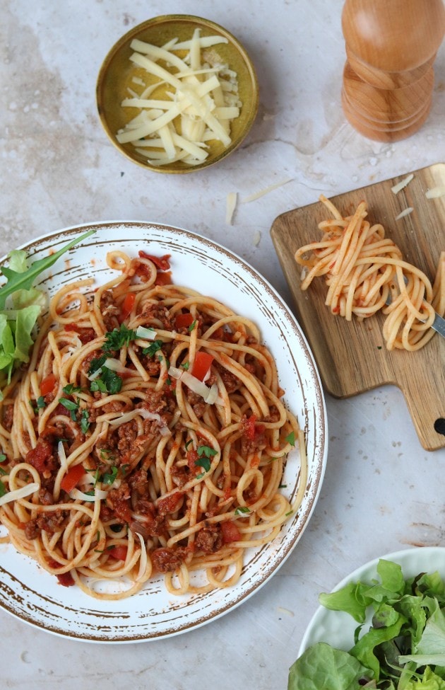 Spaghetti bolognese Jamie Oliver