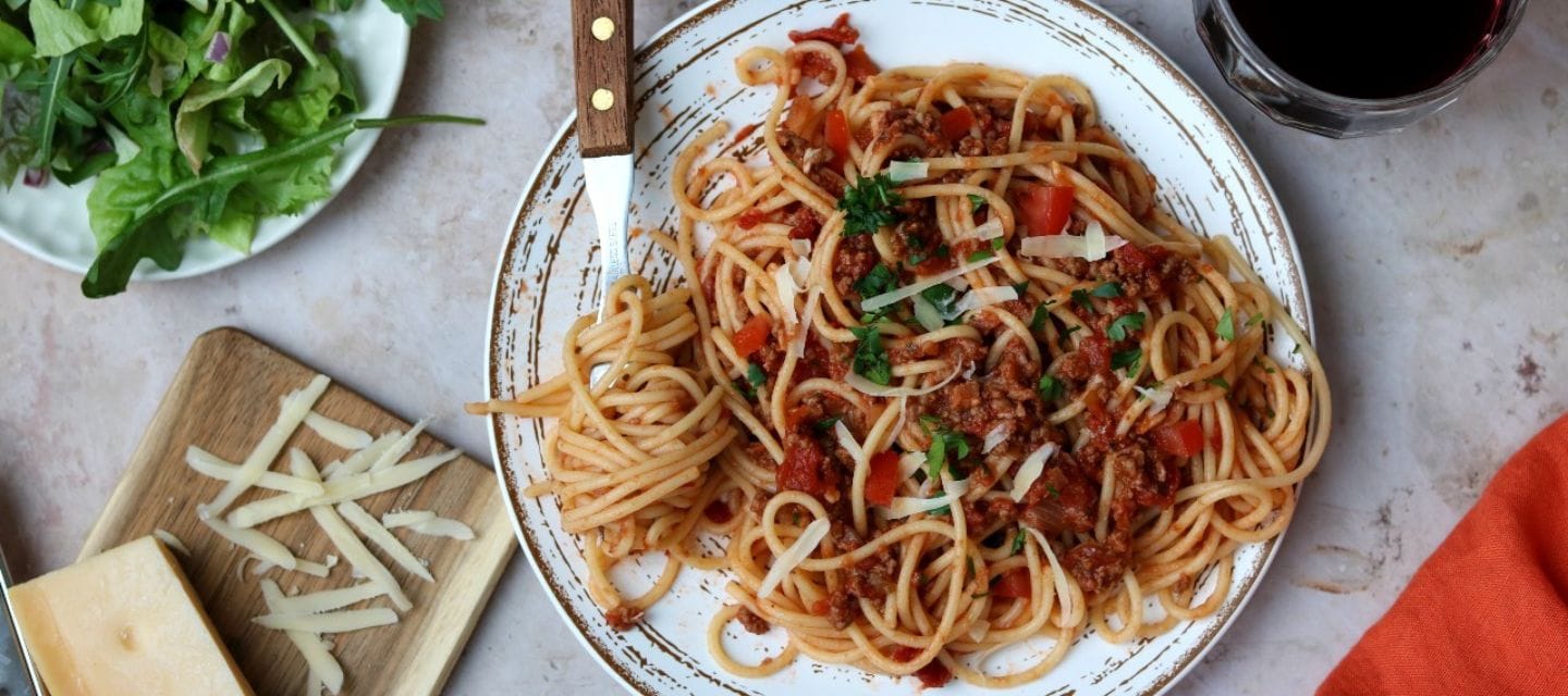 Spaghetti bolognese van Jamie Oliver