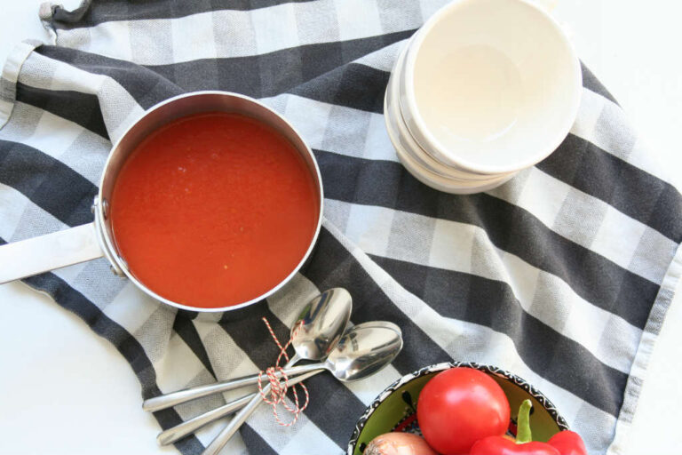 Tomaten paprika soep