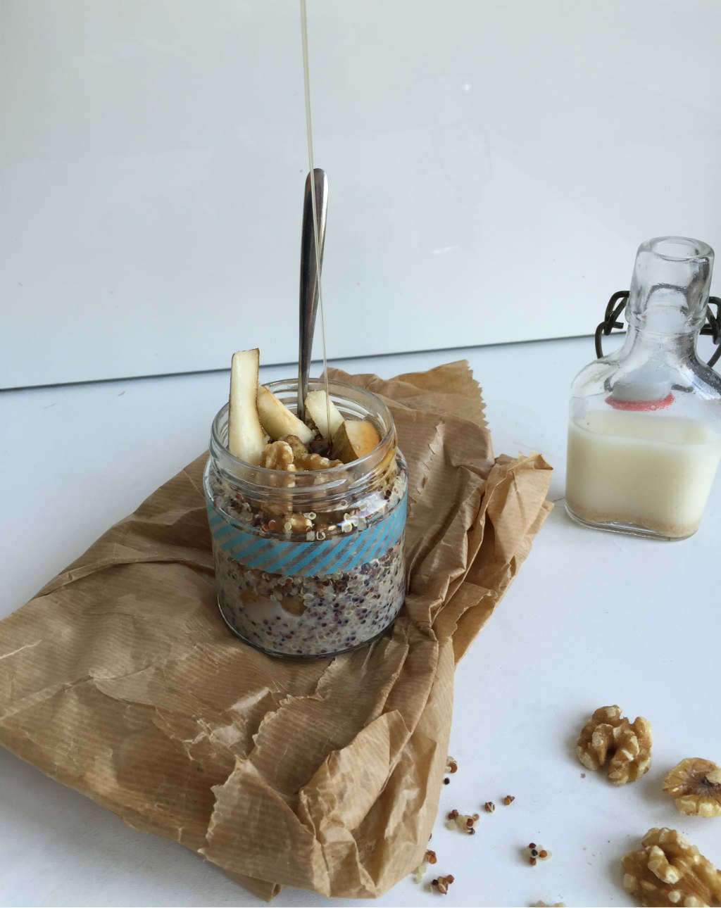 Quinoa ontbijt met peer