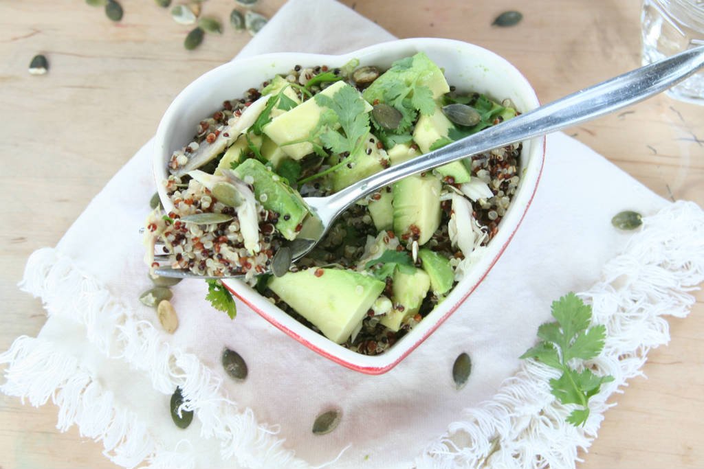 quinoa met avocado