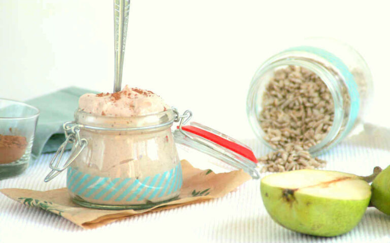 Griekse yoghurt met pindakaas