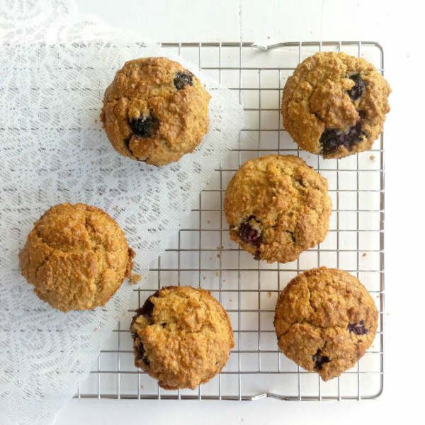 healthy snack amandel haver muffins