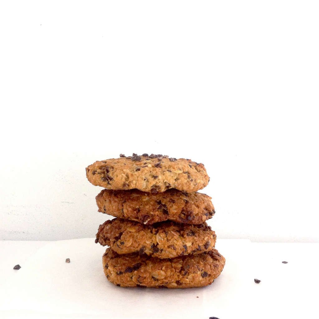 healthy snack chocolate chip cookies