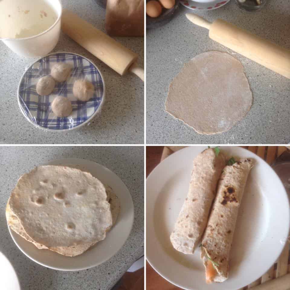 lezersfoto's 1 zelf tortilla wraps maken