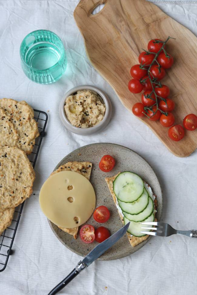 Havermoutbroodjes met 3 ingrediënten