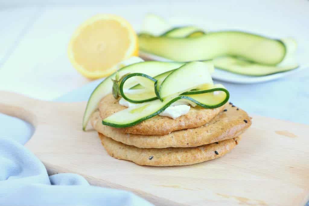 havermoutbroodjes met courgette