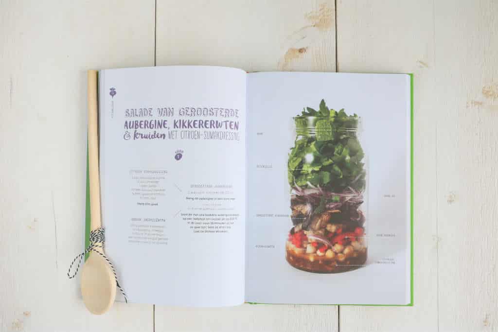 salade in een pot kookboeken 
