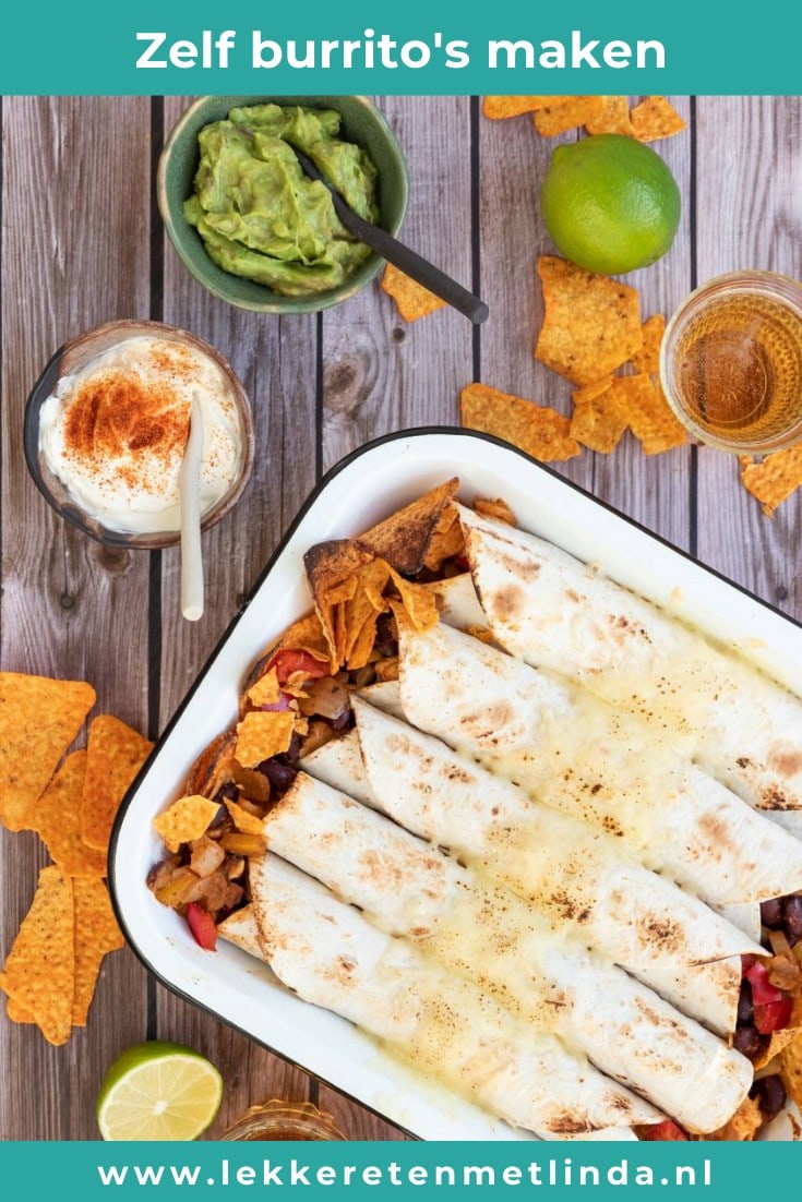 Zelf burritos maken zonder pakje en zakje