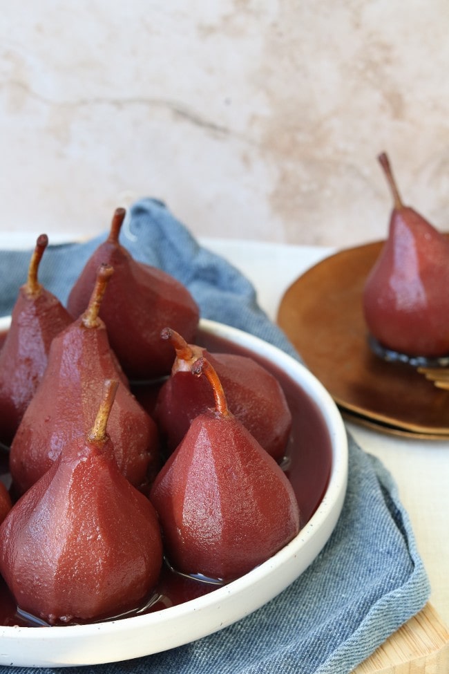 Stoofperen zonder alcohol en suiker, stoofperen zonder wijn