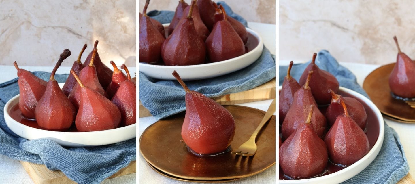 Stoofperen zonder alcohol en suiker