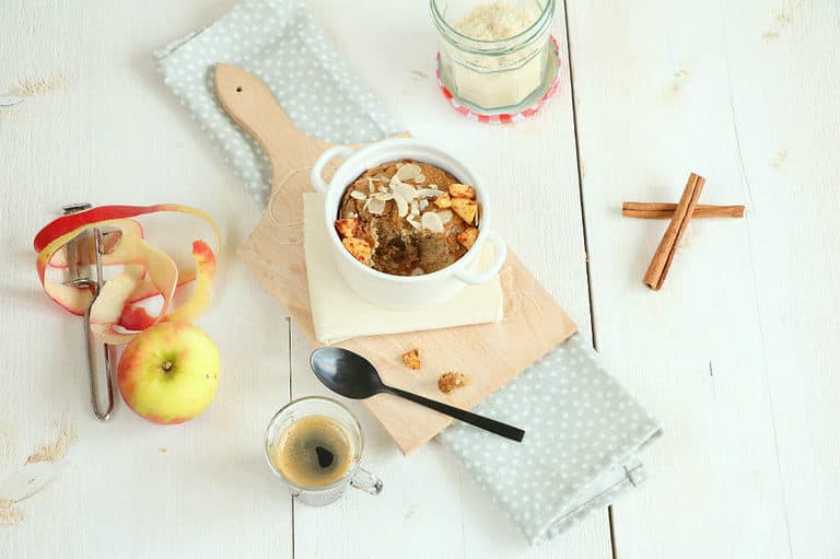 koffie ontbijtcake met appel