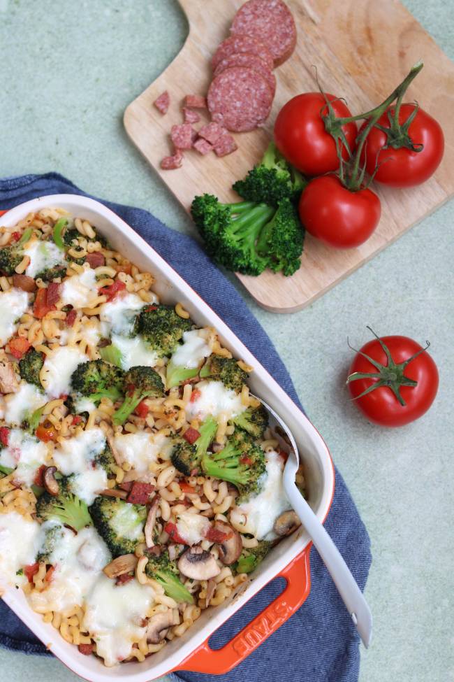 Macaroni ovenschotel met broccoli
