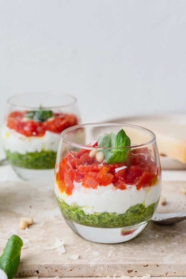 Italiaanse amuse, Italiaans voorgerecht in een glaasje