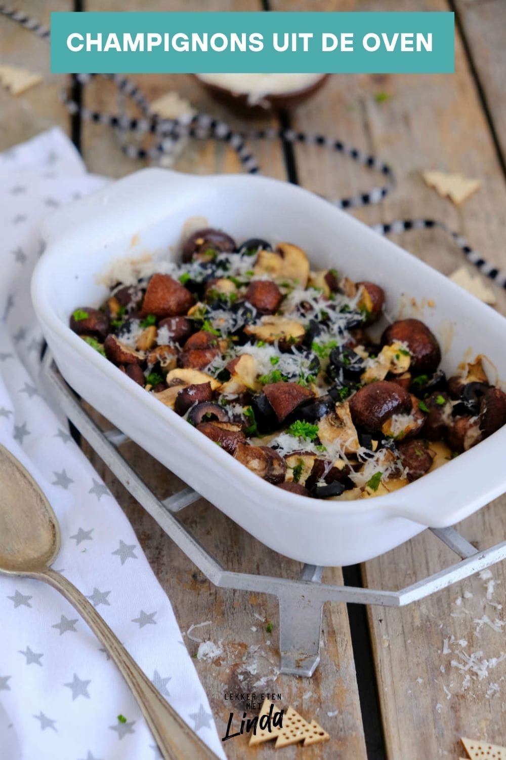 Champignons uit de oven