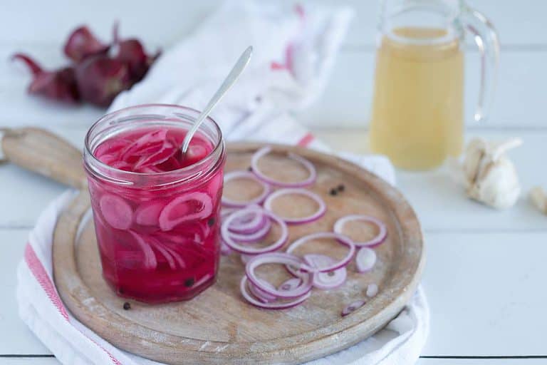 Pickled onion (ingelegde rode ui)