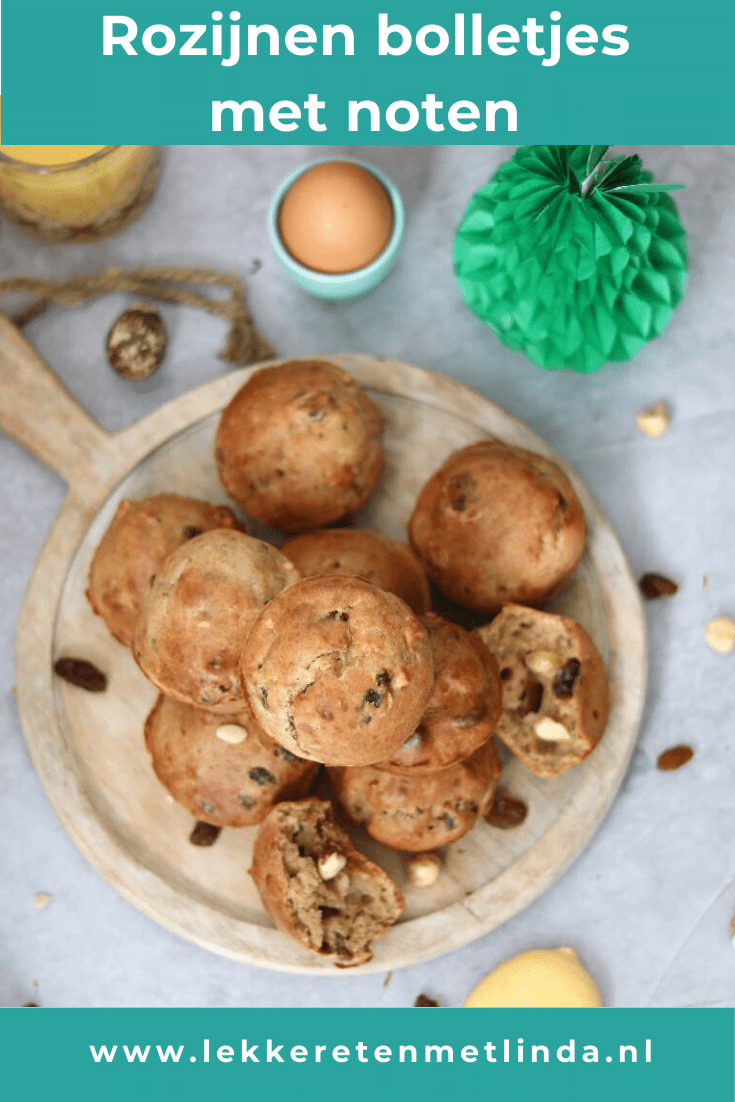 Kwarkbolletjes met rozijnen en noten zijn makkelijk om te maken. Leuk om met kinderen te doen en ideaal voor Pasen, een brunch of gewoon voor de zondag. #kwarkbolletjes
