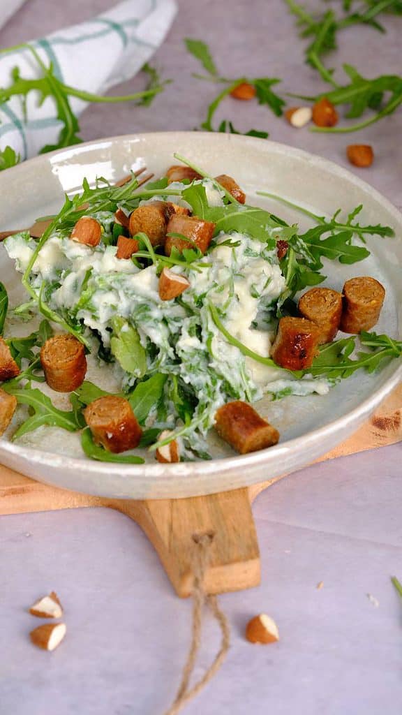 Bloemkool stamppot met rucola