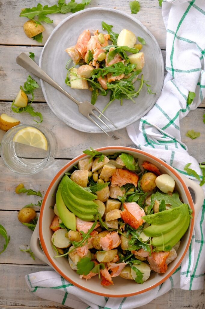 Aziatische krieltjessalade