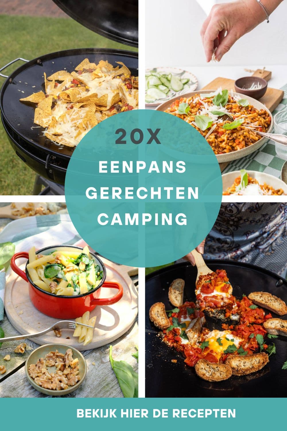 eenpansgerechten voor op de camping