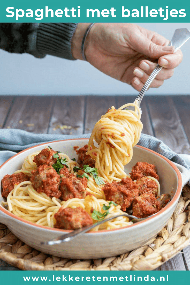 Spaghetti met balletjes in tomatensaus 2
