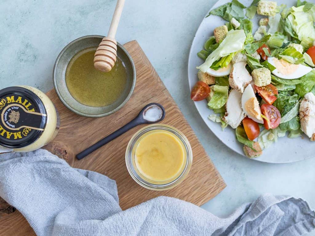 Mosterd honing dressing zelf maken