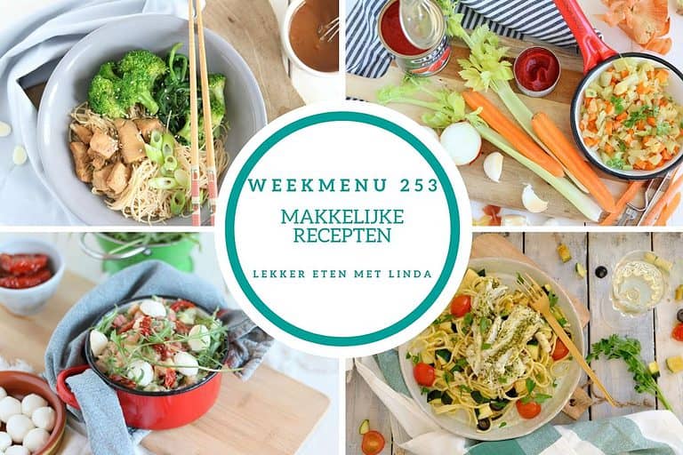 Weekmenu makkelijke recepten 253