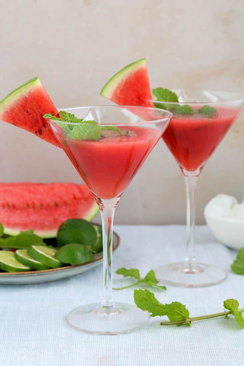 Cocktail met watermeloen