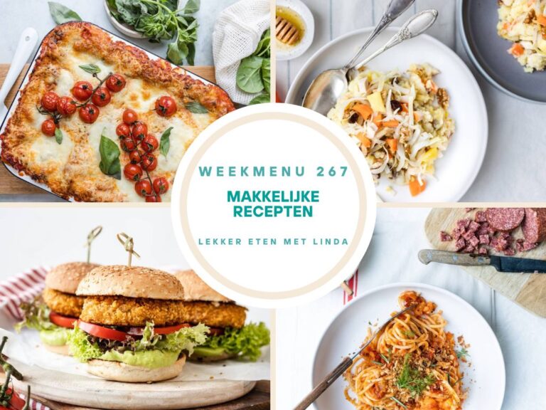 Weekmenu makkelijke recepten 267