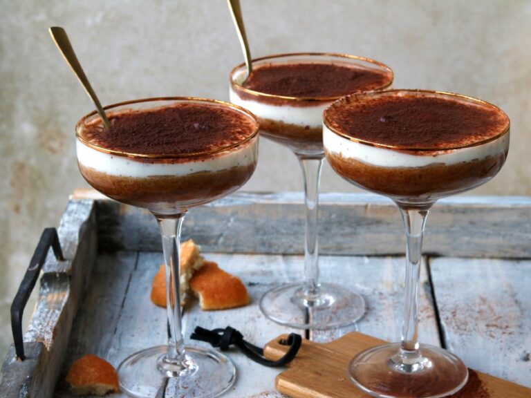 Gezonde tiramisu met kwark
