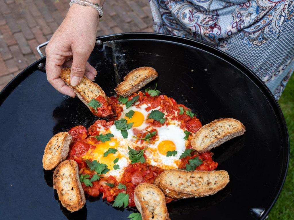 Shakshuka campingrecept