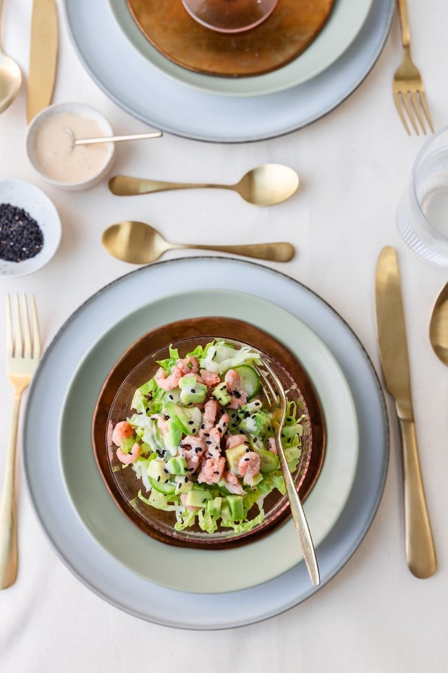 Garnalencocktail met avocado