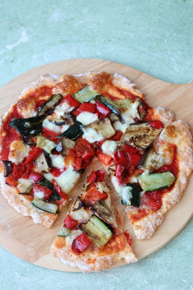 Gezonde pizzabodem met beleg