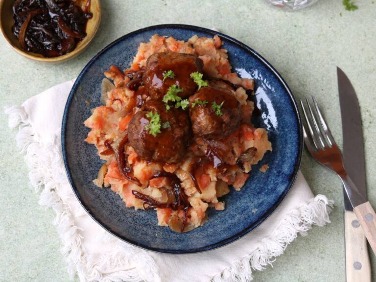 Hutspot met ketjap en gehakt