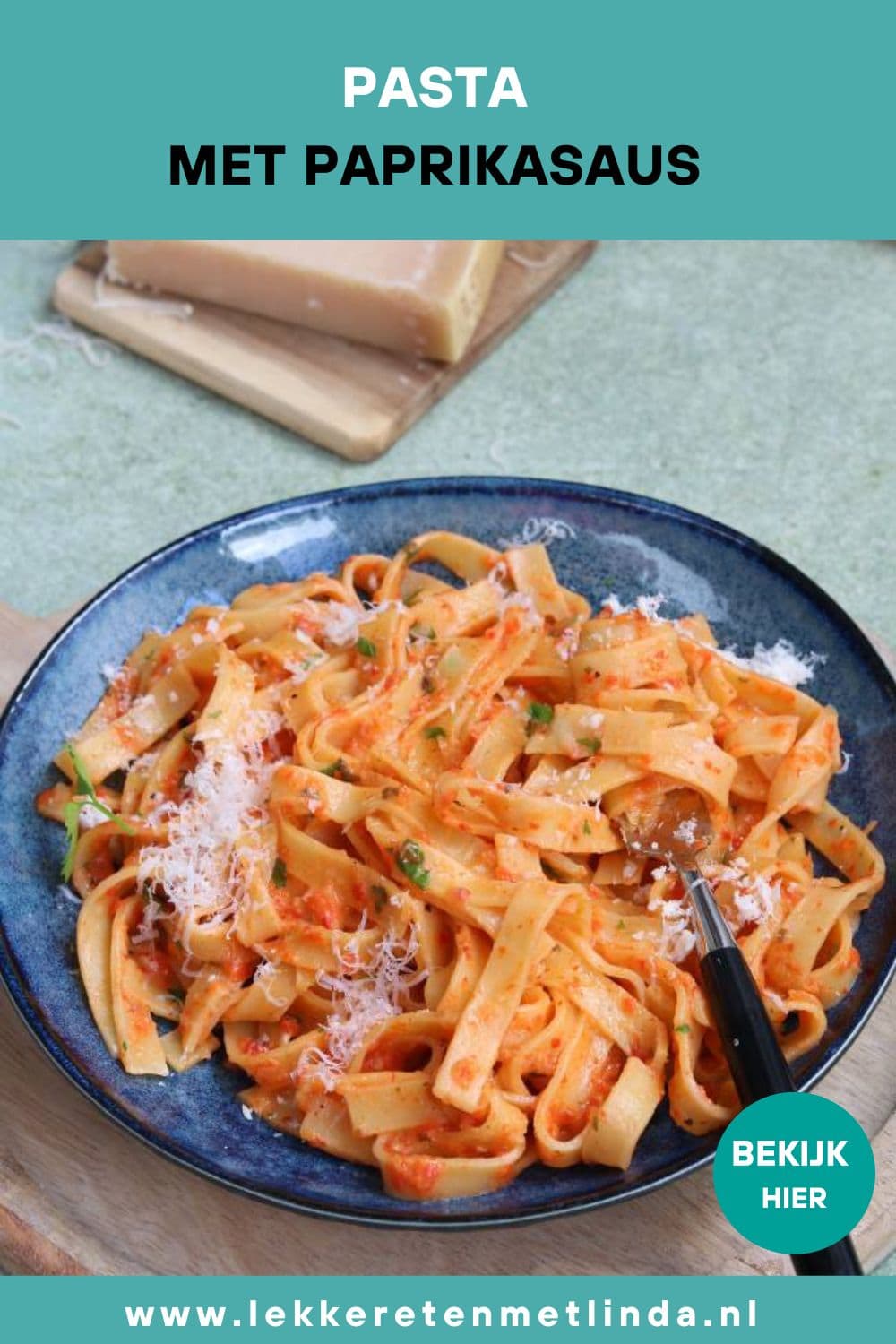 Pasta met paprikasaus