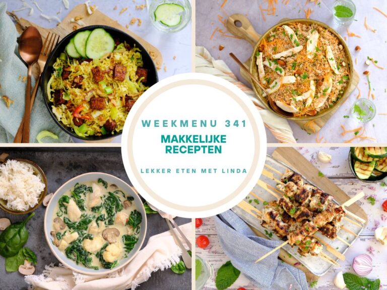 Weekmenu makkelijke recepten 341