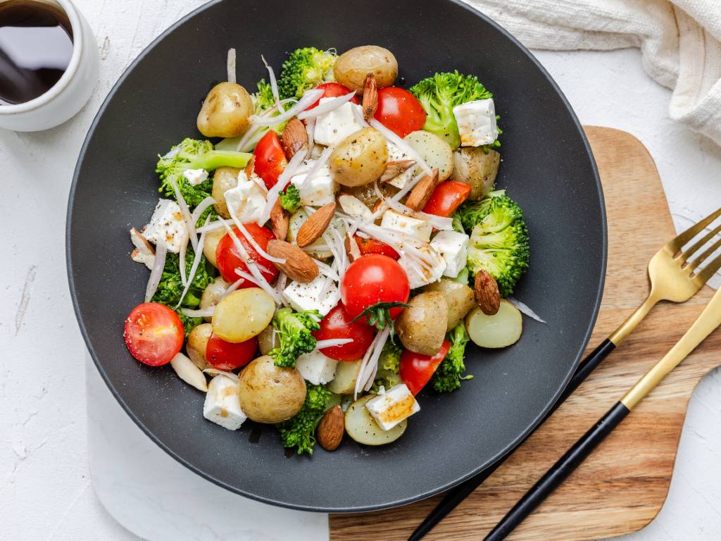 Broccoli salade met krieltjes