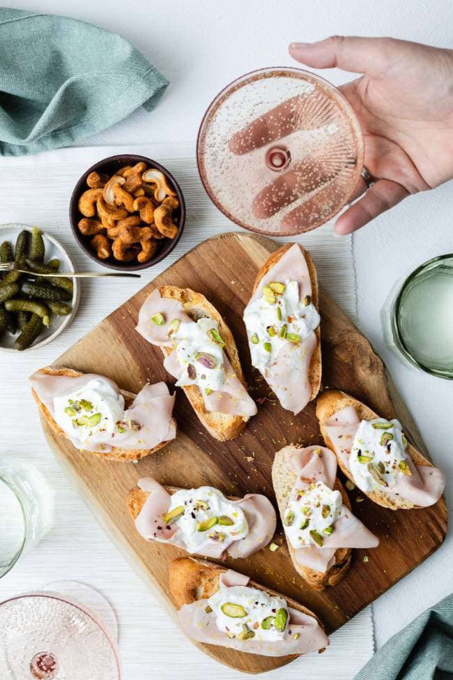 Bruschetta met burrata