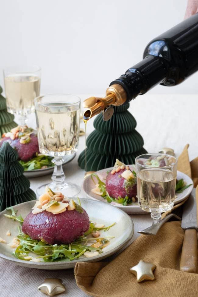 Carpaccio bonbon maken