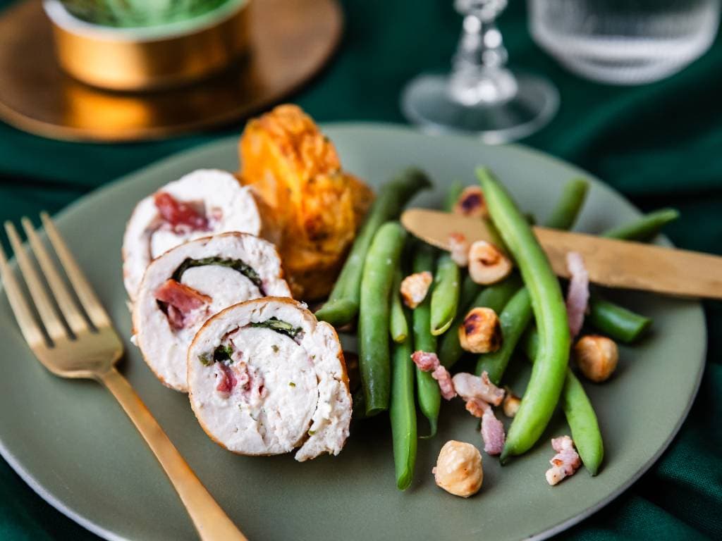 Gevulde kipfilet met Boursin