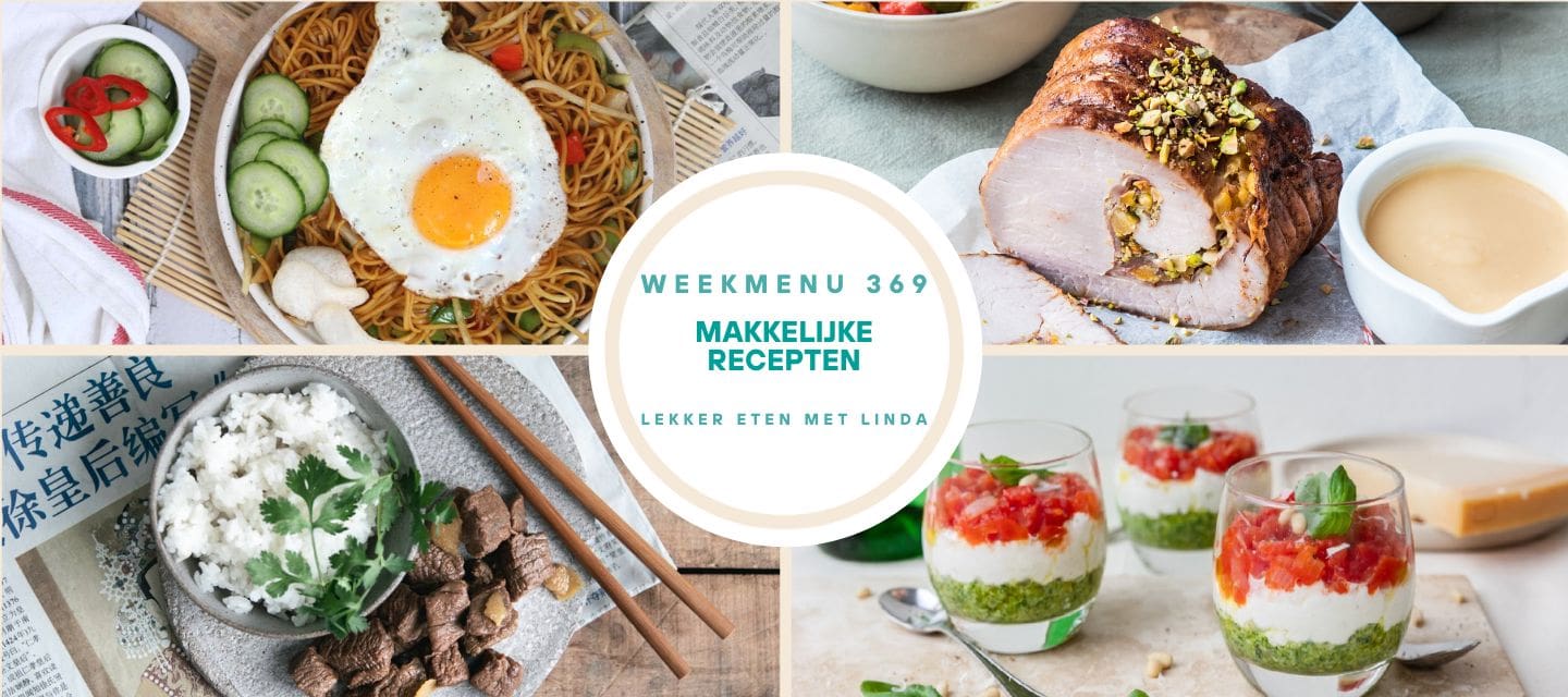 Weekmenu gezonde recepten