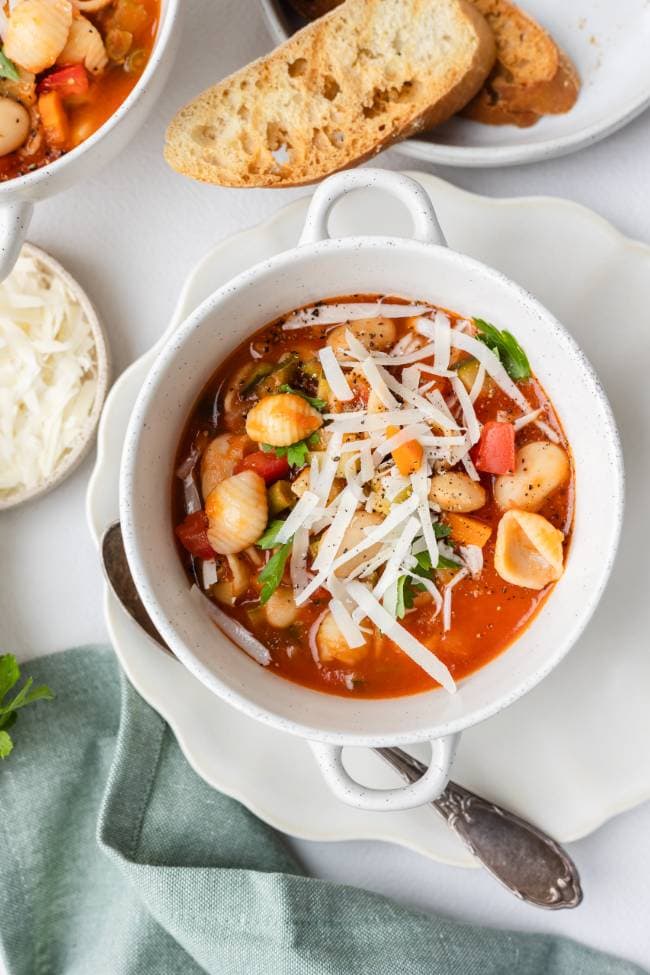 Minestrone soep maken