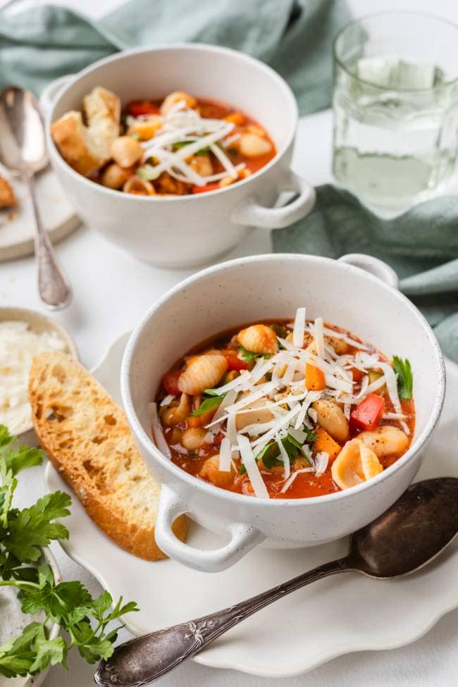 Minestrone soep