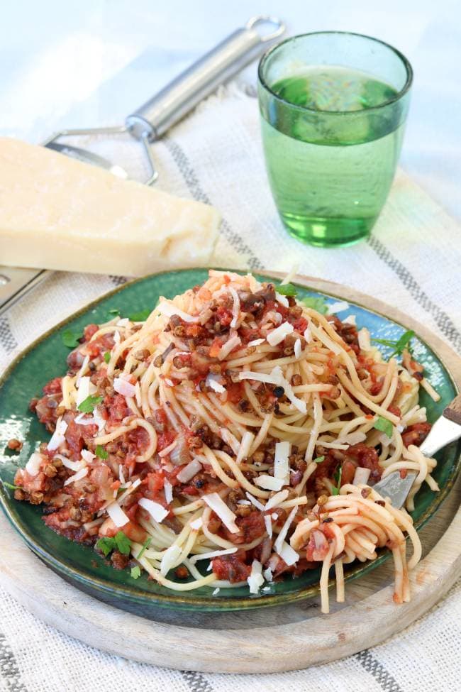 Makkelijke vegetarische pastasaus