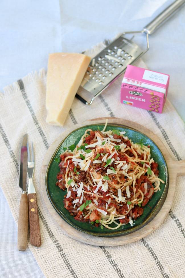 vegetarische pastasaus