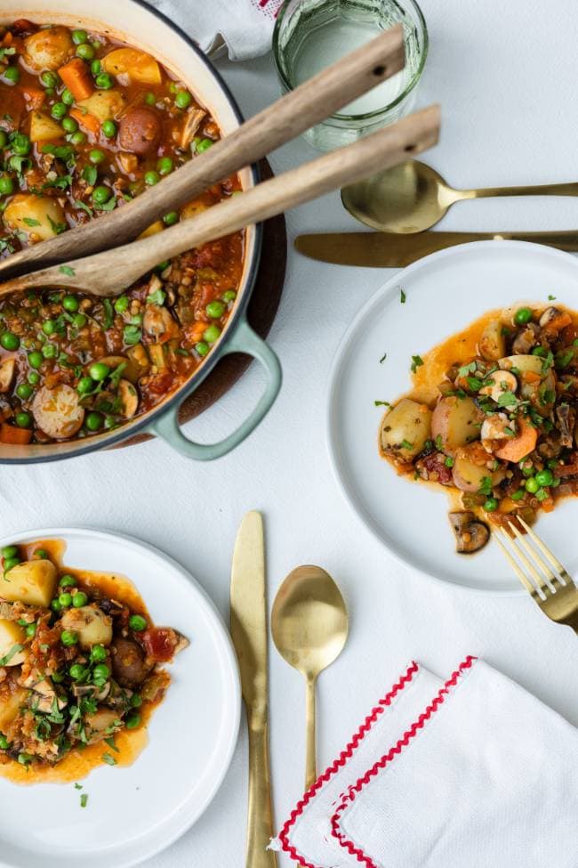 Vegetarische stoofpot